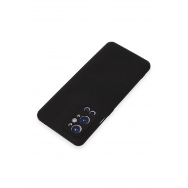 Mey İthalat®  One Plus 9 Pro Kılıf Nano içi Kadife Silikon - Siyah