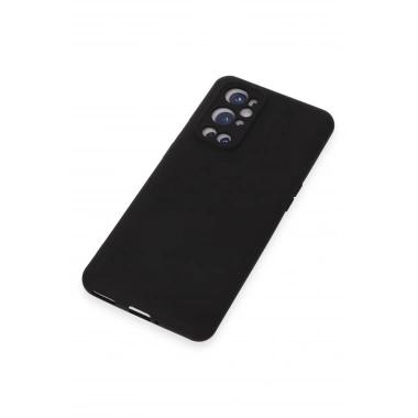 Mey İthalat®  One Plus 9 Pro Kılıf Nano içi Kadife Silikon - Siyah