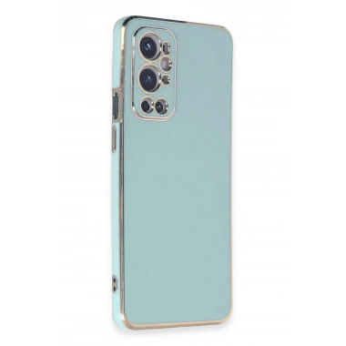 Mey İthalat®  One Plus 9 Pro Kılıf Volet Silikon - Açık Yeşil