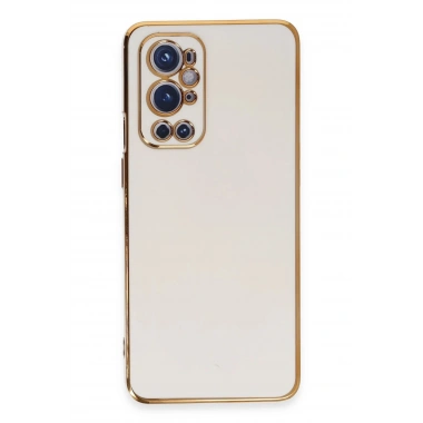 Mey İthalat®  One Plus 9 Pro Kılıf Volet Silikon - Beyaz