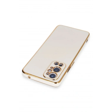Mey İthalat®  One Plus 9 Pro Kılıf Volet Silikon - Beyaz