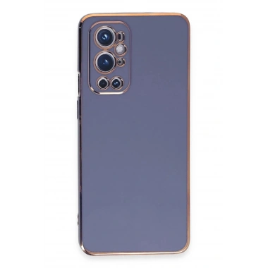 Mey İthalat®  One Plus 9 Pro Kılıf Volet Silikon - Mavi