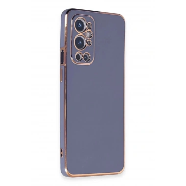Mey İthalat®  One Plus 9 Pro Kılıf Volet Silikon - Mavi