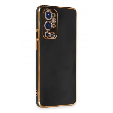 Mey İthalat®  One Plus 9 Pro Kılıf Volet Silikon - Siyah