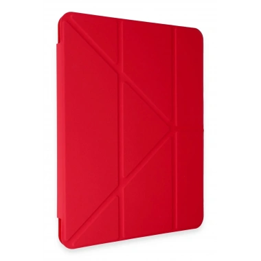 Mey İthalat®   Pad 6 Kılıf Kalemlikli Mars Tablet Kılıfı - Kırmızı