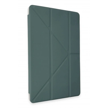 Mey İthalat®   Pad 6 Kılıf Kalemlikli Mars Tablet Kılıfı - Koyu Yeşil