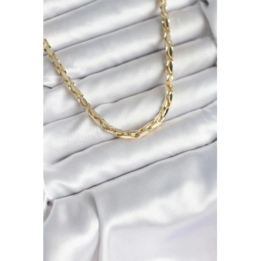 Mey İthalat® Pirinç Gold Renk 60 cm Zincir Kadın Kolye