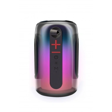 Mey İthalat® Pluse 8 RGB Kablosuz Hoparlör - Siyah