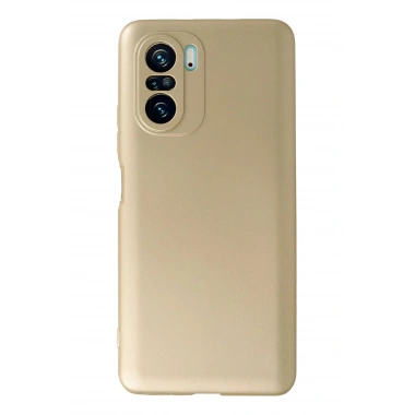Mey İthalat®   Poco F3 Kılıf First Silikon - Gold