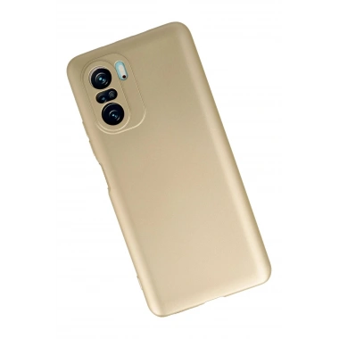 Mey İthalat®   Poco F3 Kılıf First Silikon - Gold