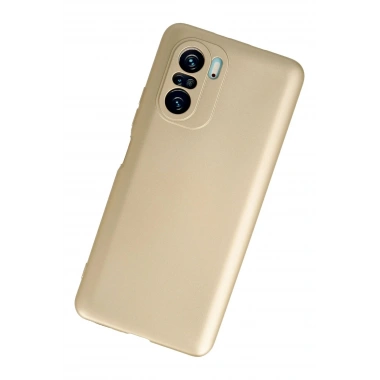 Mey İthalat®   Poco F3 Kılıf First Silikon - Gold