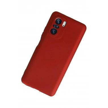 Mey İthalat®   Poco F3 Kılıf First Silikon - Kırmızı