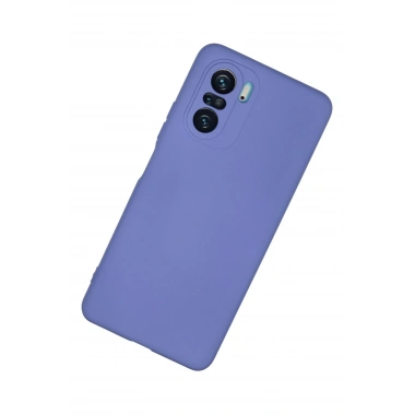 Mey İthalat®   Poco F3 Kılıf Nano içi Kadife Silikon - Lila