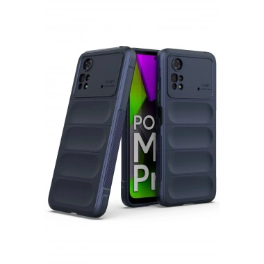 Mey İthalat®   Poco M4 Pro 4G Kılıf Optimum Silikon - Lacivert