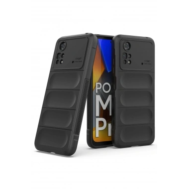 Mey İthalat®   Poco M4 Pro 4G Kılıf Optimum Silikon - Siyah