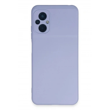 Mey İthalat®   Poco M5 Kılıf Nano içi Kadife Silikon - Lila