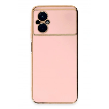 Mey İthalat®   Poco M5 Kılıf Volet Silikon - Pembe