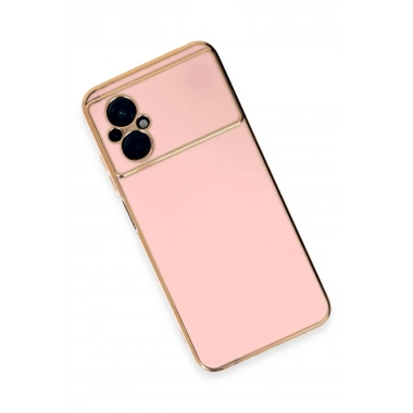 Mey İthalat®   Poco M5 Kılıf Volet Silikon - Pembe