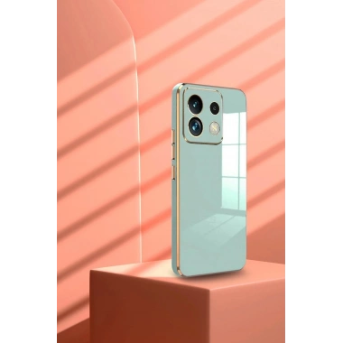 Mey İthalat®   Poco M6 Pro 4G Kılıf Volet Silikon - Siyah
