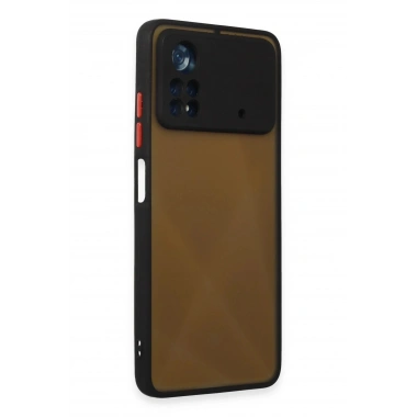 Mey İthalat®   Poco X4 Pro 5G Kılıf Montreal Silikon Kapak - Siyah