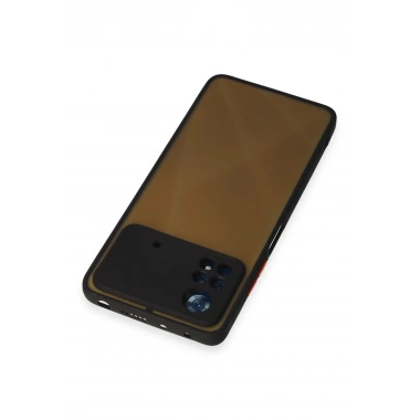 Mey İthalat®   Poco X4 Pro 5G Kılıf Montreal Silikon Kapak - Siyah