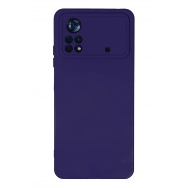 Mey İthalat®   Poco X4 Pro 5G Kılıf Nano içi Kadife Silikon - Mor