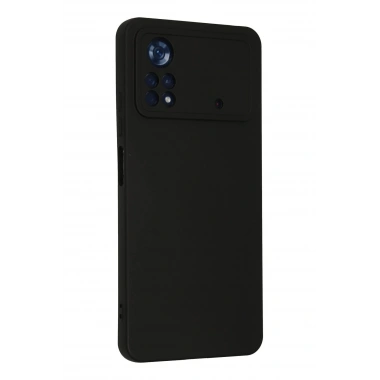 Mey İthalat®   Poco X4 Pro 5G Kılıf Nano içi Kadife Silikon - Siyah