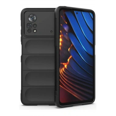 Mey İthalat®   Poco X4 Pro 5G Kılıf Optimum Silikon - Siyah
