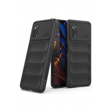 Mey İthalat®   Poco X4 Pro 5G Kılıf Optimum Silikon - Siyah