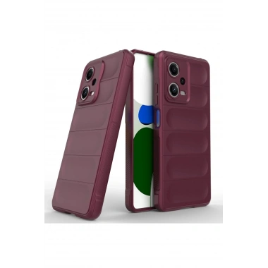 Mey İthalat®   Poco X5 5G Kılıf Optimum Silikon - Bordo