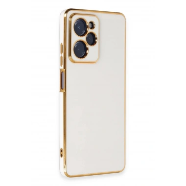 Mey İthalat®   Poco X5 Pro 5G Kılıf Volet Silikon - Beyaz