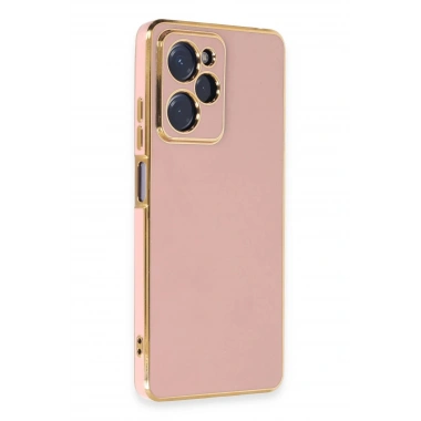 Mey İthalat®   Poco X5 Pro 5G Kılıf Volet Silikon - Pembe