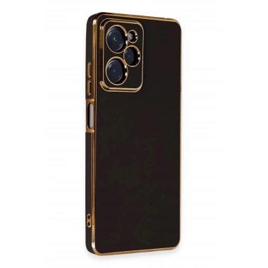 Mey İthalat®   Poco X5 Pro 5G Kılıf Volet Silikon - Siyah
