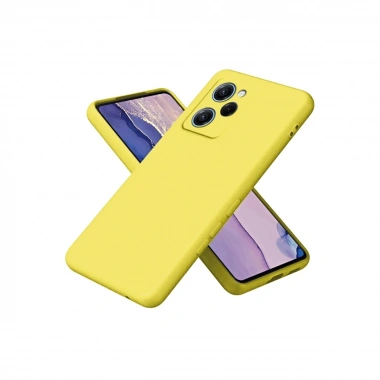 Mey İthalat®   Poco X5 Pro 5G Nano içi Kadife Silikon - Sarı
