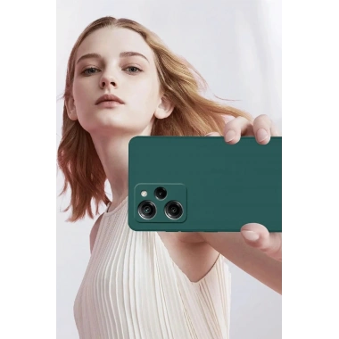 Mey İthalat®   Poco X5 Pro 5G Nano içi Kadife Silikon - Turuncu