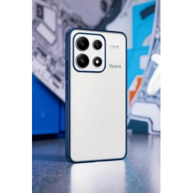 Mey İthalat®   Poco X6 Pro Kılıf  Lensli Silikon - Gold