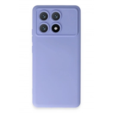 Mey İthalat®   Poco X6 Pro Kılıf Nano içi Kadife Silikon - Lila