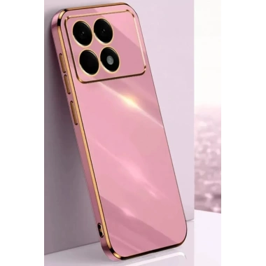 Mey İthalat®   Poco X6 Pro Kılıf Volet Silikon - Mor