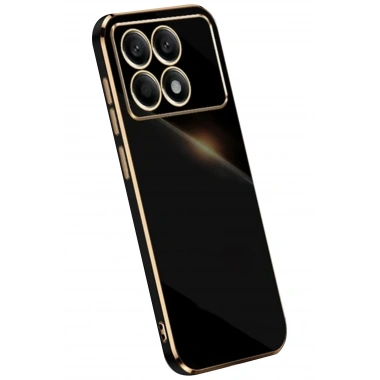 Mey İthalat®   Poco X6 Pro Kılıf Volet Silikon - Siyah