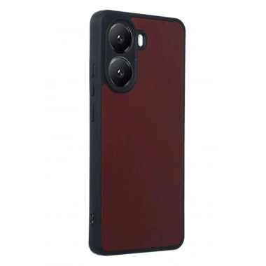 Mey İthalat®   Poco X7 Pro Kılıf Aras Deri Kapak - Bordo