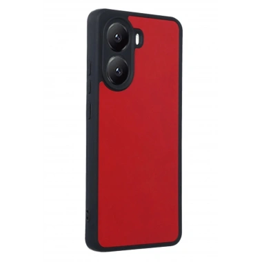 Mey İthalat®   Poco X7 Pro Kılıf Aras Deri Kapak - Kırmızı