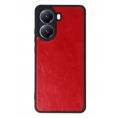 Mey İthalat®   Poco X7 Pro Kılıf Aras Deri Kapak - Kırmızı