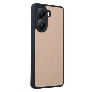 Mey İthalat®   Poco X7 Pro Kılıf Aras Deri Kapak - Pudra