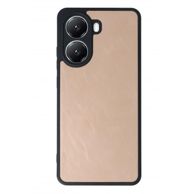 Mey İthalat®   Poco X7 Pro Kılıf Aras Deri Kapak - Pudra