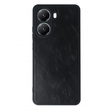 Mey İthalat®   Poco X7 Pro Kılıf Aras Deri Kapak - Siyah