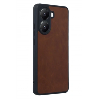 Mey İthalat®   Poco X7 Pro Kılıf Aras Deri Kapak - Taba