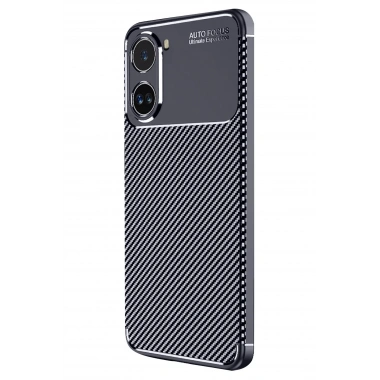 Mey İthalat®   Poco X7 Pro Kılıf Auto Focus Karbon Kapak - Lacivert