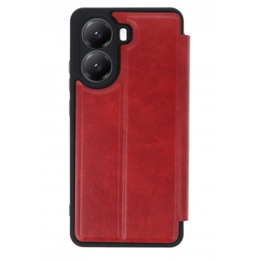 Mey İthalat® Poco X7 Pro Kılıf Flip Cover - Kırmızı
