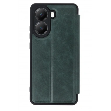 Mey İthalat® Poco X7 Pro Kılıf Flip Cover - Koyu Yeşil