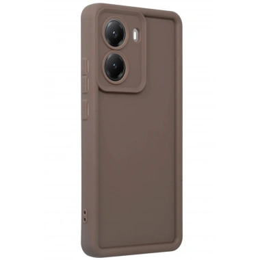 Mey İthalat®   Poco X7 Pro Viera Silikon - Kahverengi